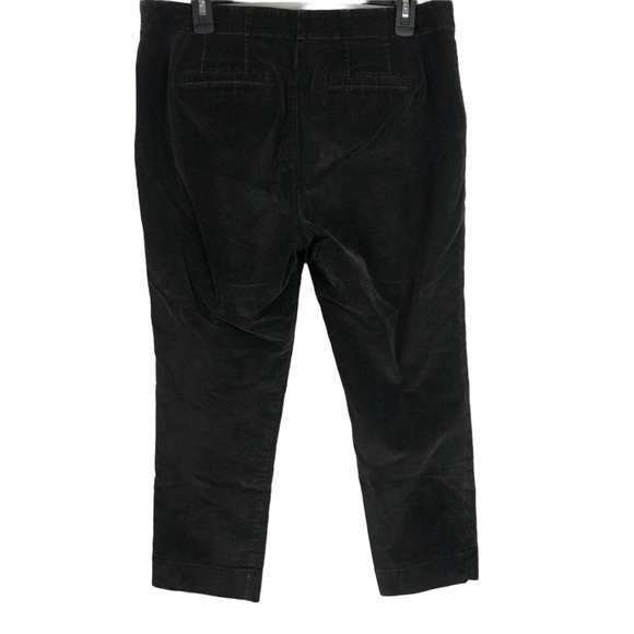 J. Jill Corduroy Pants Size 12P Petite Dark Brown Flat Front Ankle Pants - Picture 2 of 11